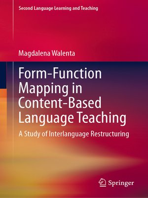 cover image of Form-Function Mapping in Content-Based Language Teaching